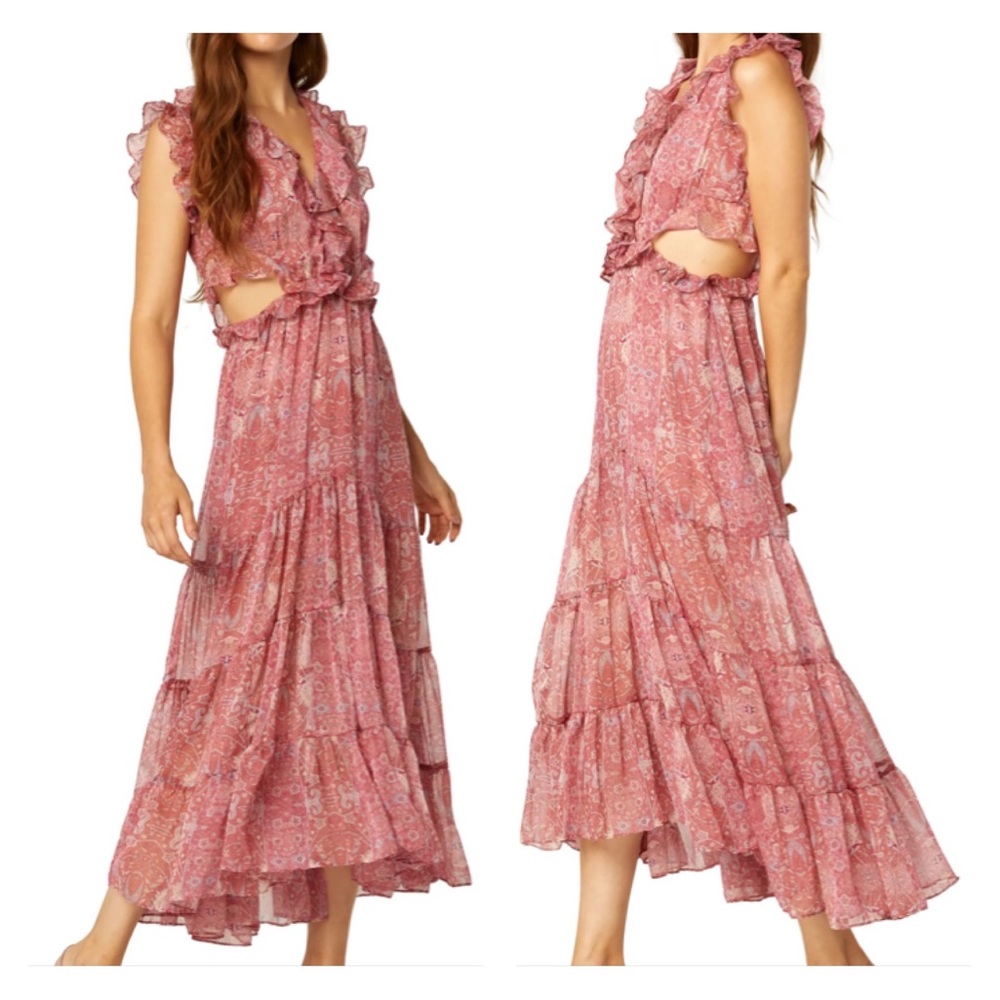 MISA Los Angeles Natasha cut out dress